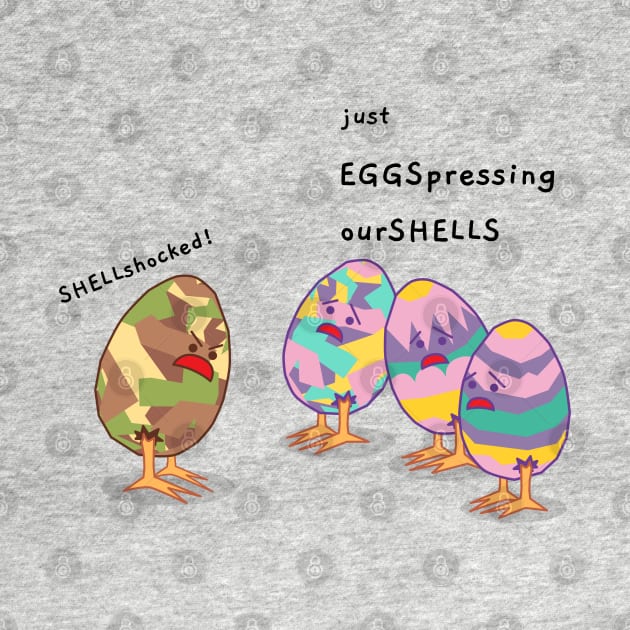 Colorful partially hatched chicks / hard boiled eggs - Easter. by Farm Chick Chux